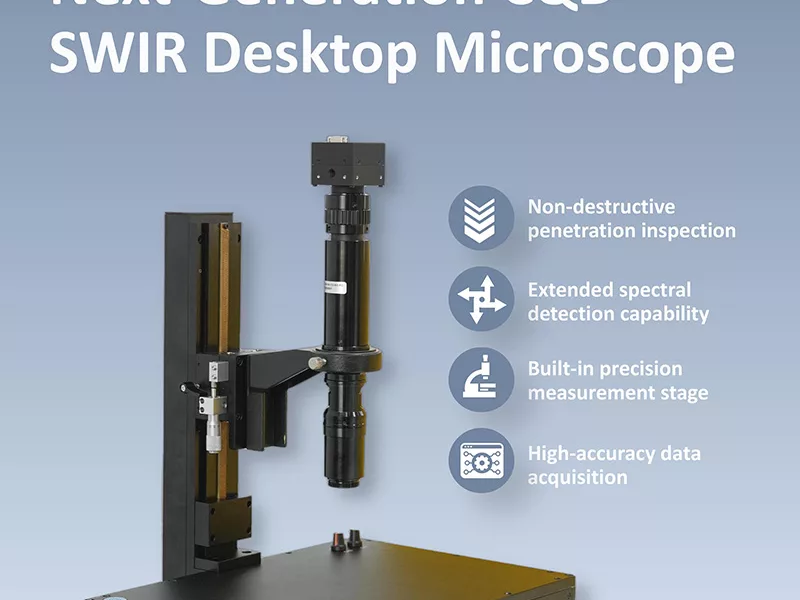 Next-GenerationQuantum-Dot SWIR DesktopMicroscope